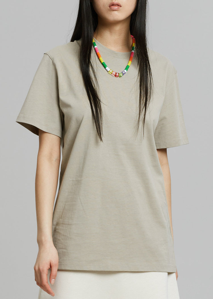 Azaro Tee - Beige top The Frankie Shop