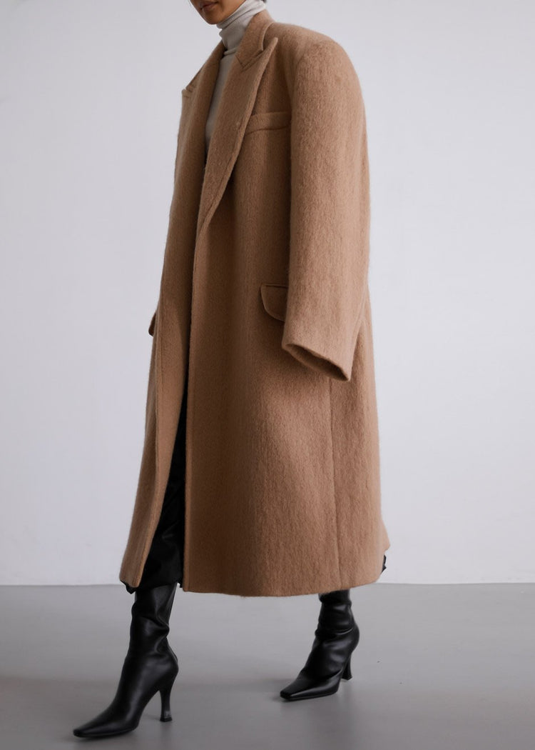 Manteau oversize John - Camel