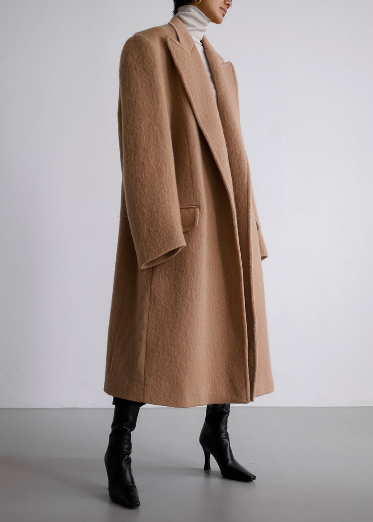 Manteau oversize John - Camel