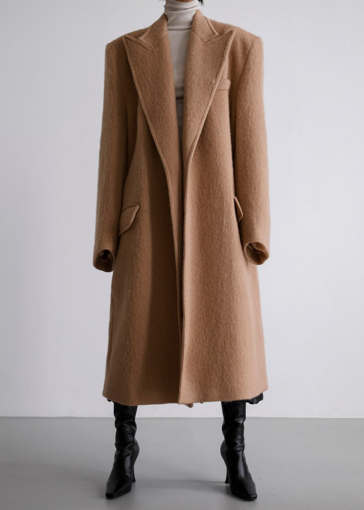 Manteau oversize John - Camel