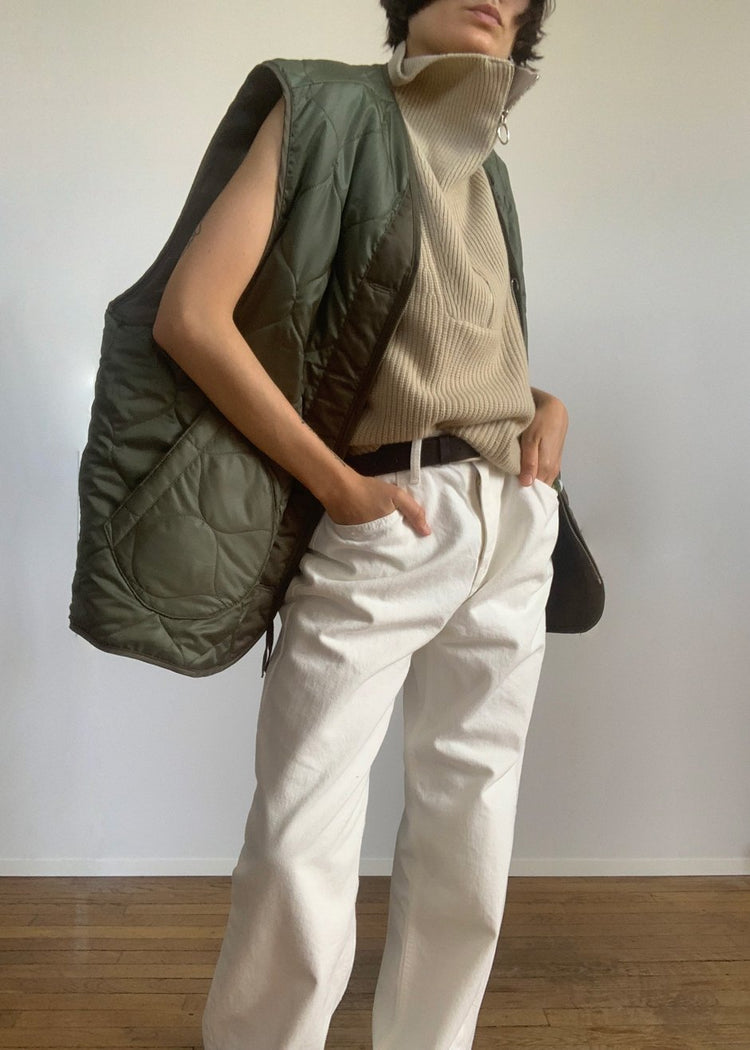 Gilet réversible Gaby - Olive