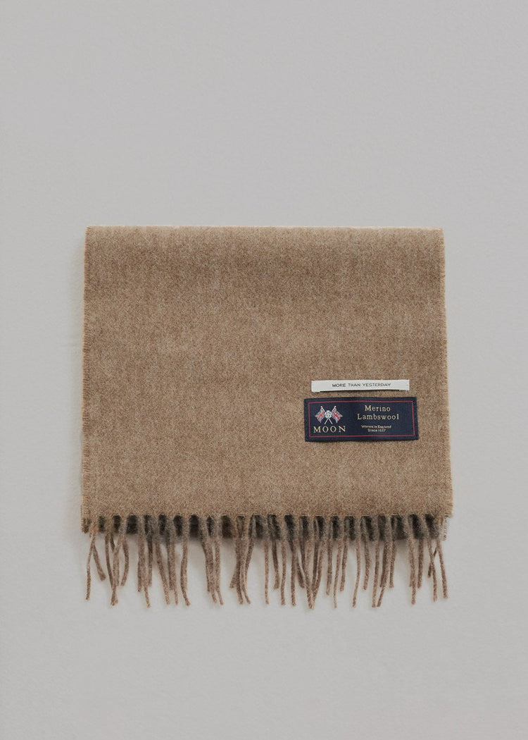 Écharpe en laine Nieves - Tabac