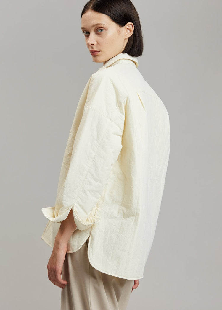 Chemise matelassée Tove - Crème