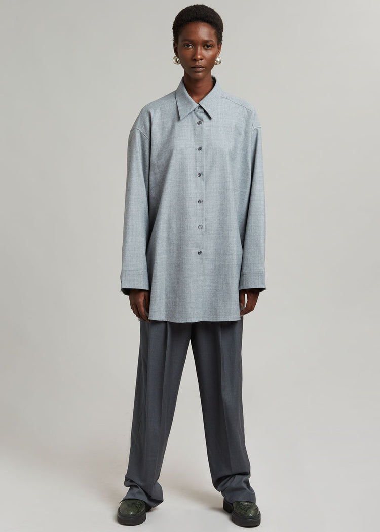 Chemise boutonnée Alanis - Gris orage