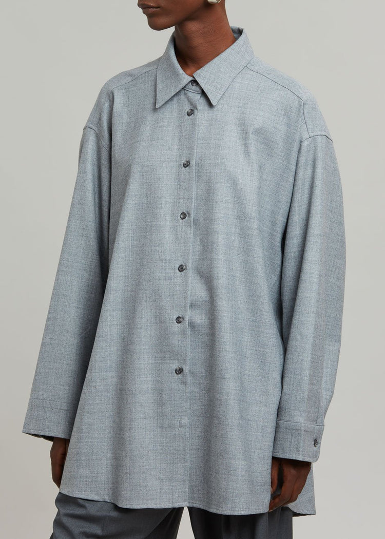 Chemise boutonnée Alanis - Gris orage