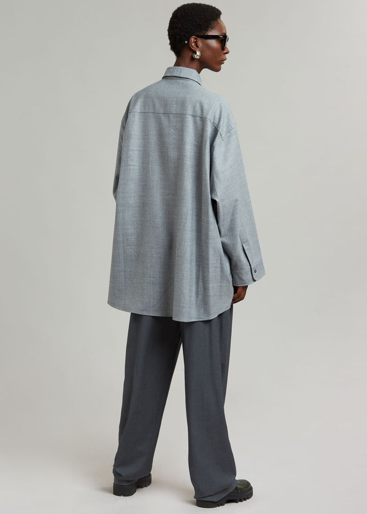 Chemise boutonnée Alanis - Gris orage