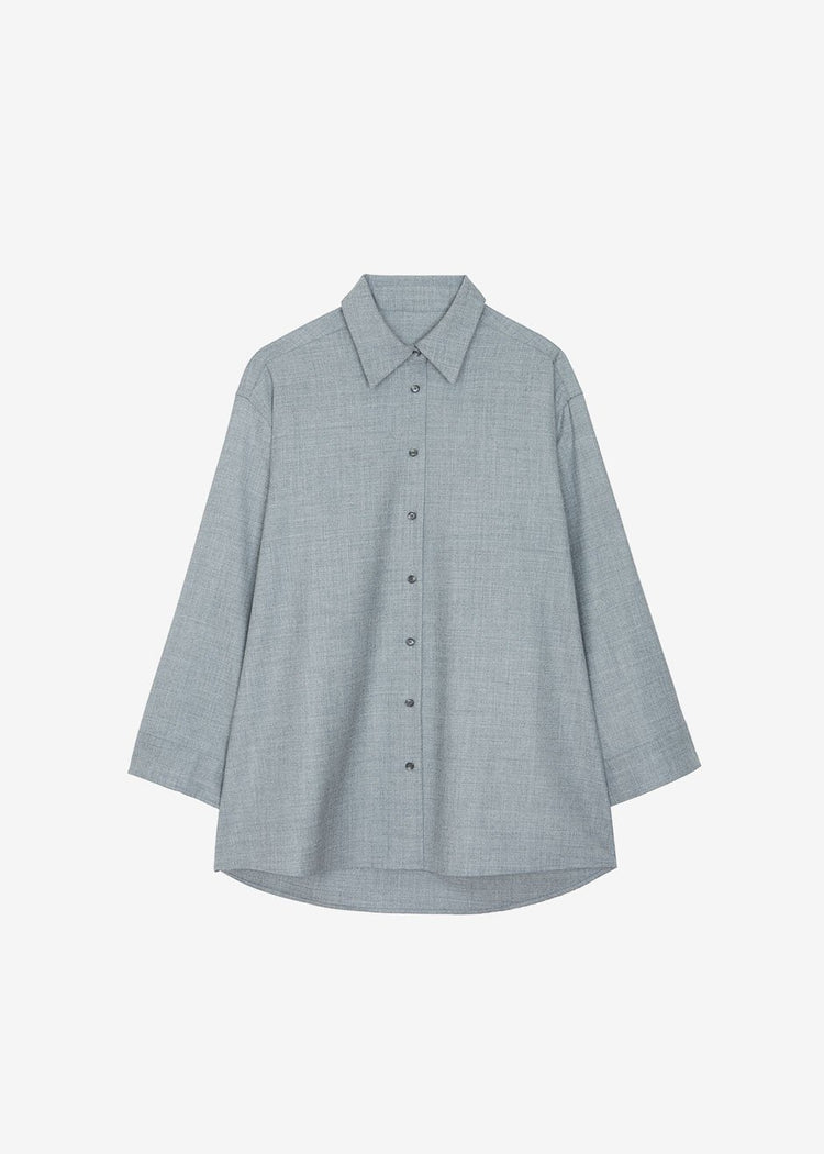 Chemise boutonnée Alanis - Gris orage