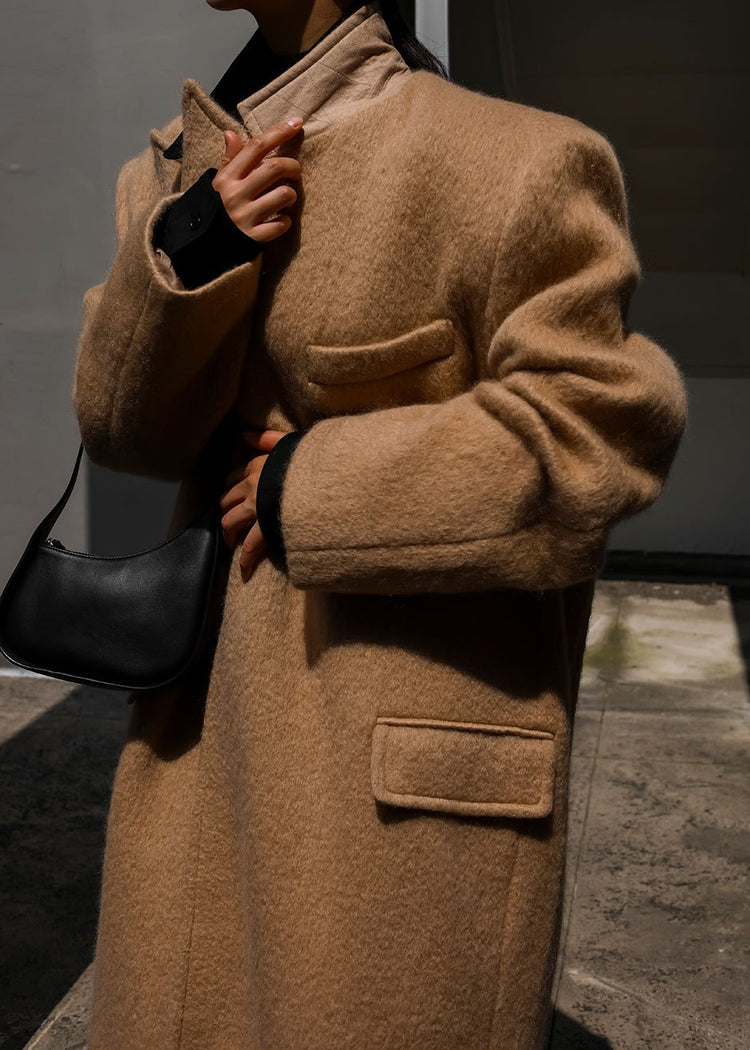 Manteau oversize John - Camel