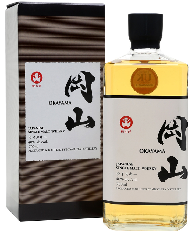Okayama Japanese Single Malt Whisky, 70 cl
