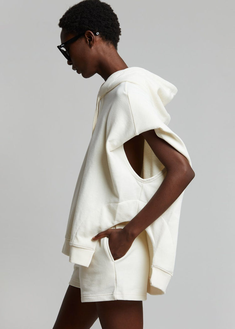 Alex Summer Hoodie - Vanilla Sweatshirt The Frankie Shop