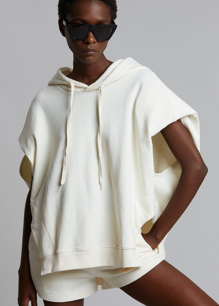 Alex Summer Hoodie - Vanilla Sweatshirt The Frankie Shop
