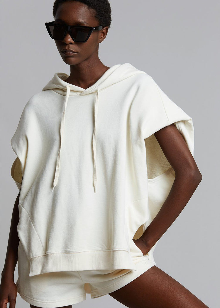 Alex Summer Hoodie - Vanilla Sweatshirt The Frankie Shop
