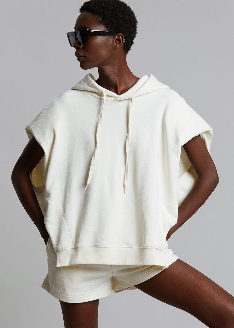 Alex Summer Hoodie - Vanilla Sweatshirt The Frankie Shop