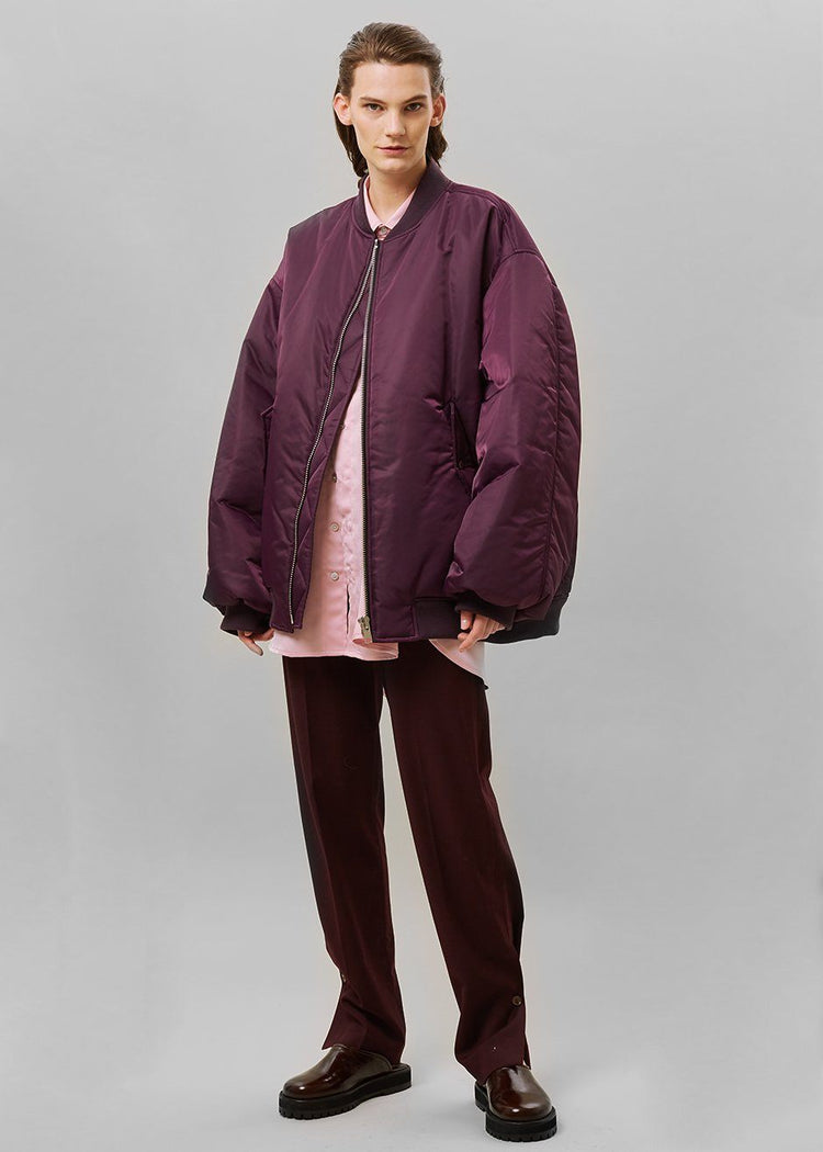 Astra Bomber Jacket - Royal Purple Jacket The Frankie Shop