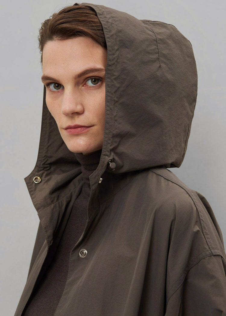 Demy Anorak Coat - Mink Jacket The Frankie Shop