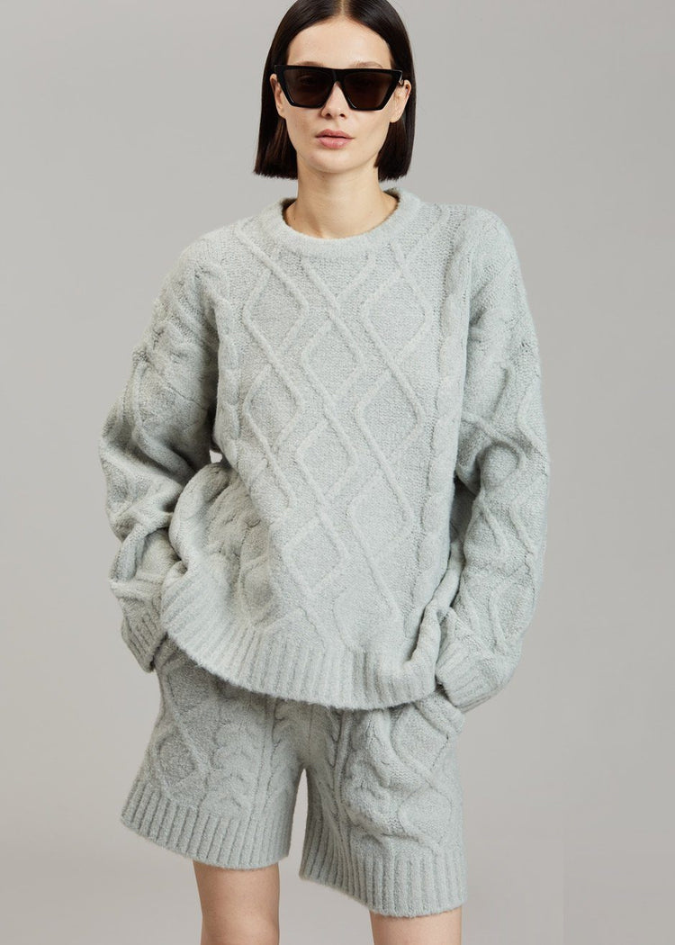 Eira Sweater - Celadon Sweater The Frankie Shop