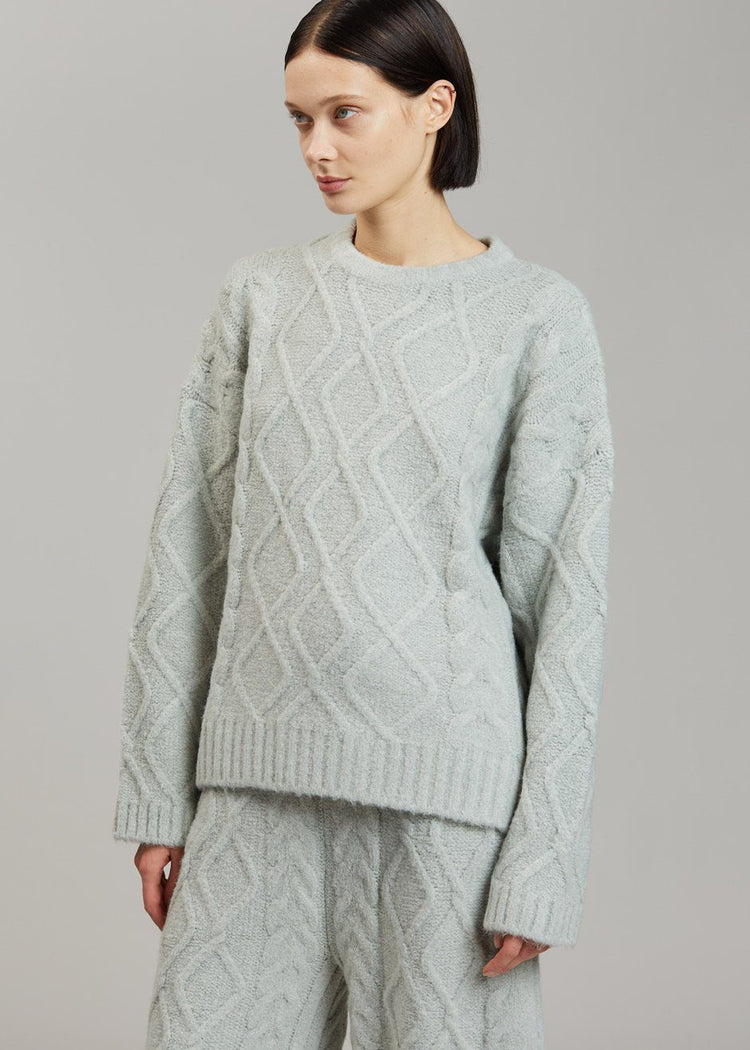 Eira Sweater - Celadon Sweater The Frankie Shop