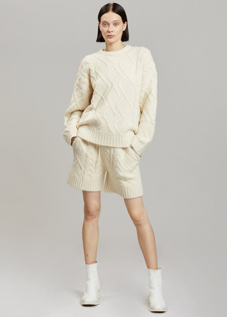 Eira Sweater - Cream Sweater The Frankie Shop