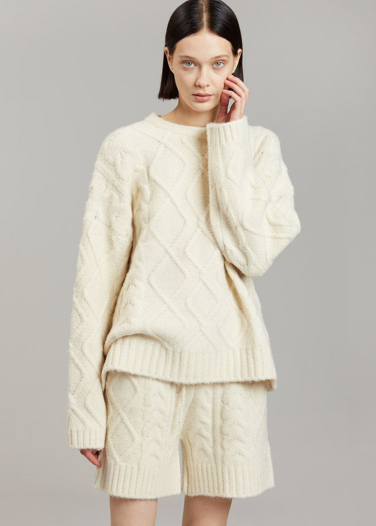 Eira Sweater - Cream Sweater The Frankie Shop