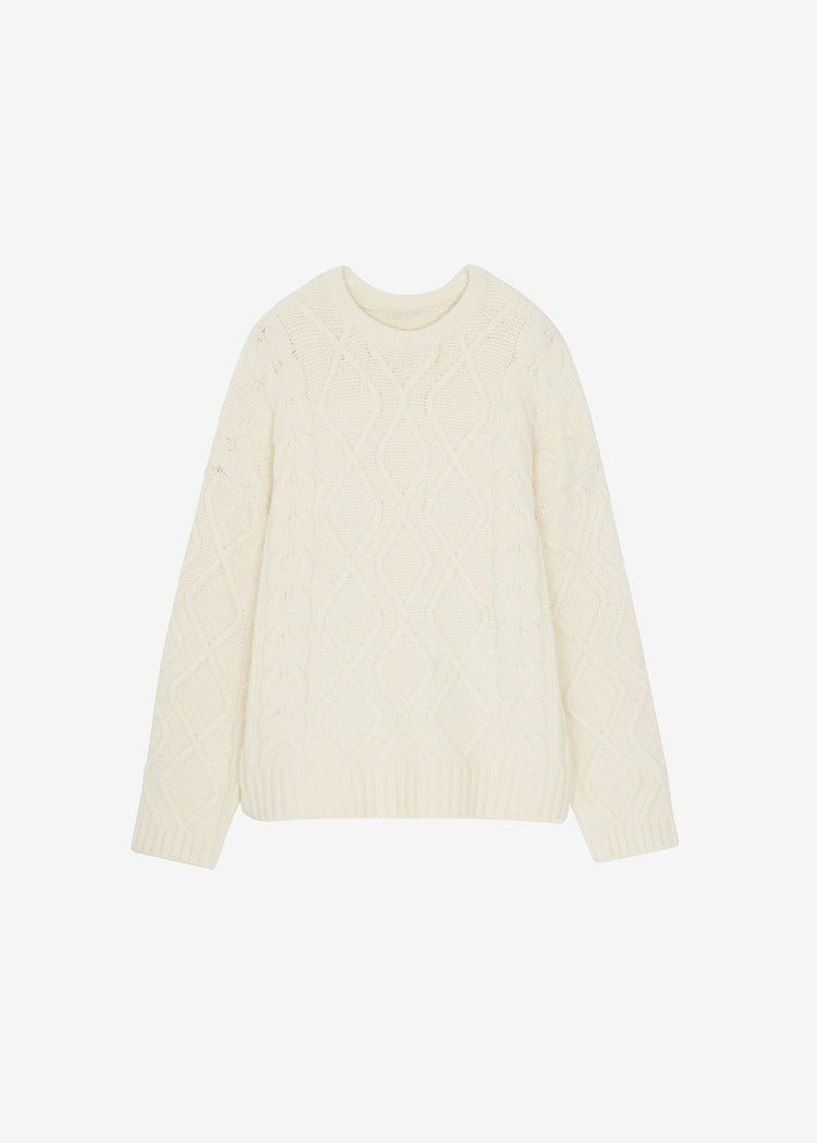 Eira Sweater - Cream Sweater The Frankie Shop