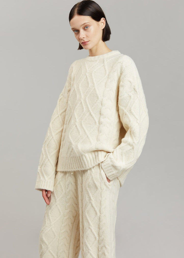 Eira Sweater - Cream Sweater The Frankie Shop