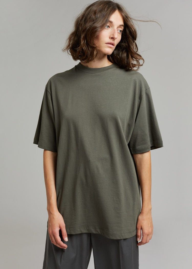 Evora Tee - Olive top The Frankie Shop