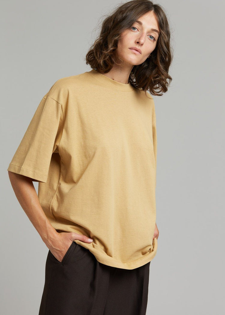 Evora Tee - Sahara top The Frankie Shop