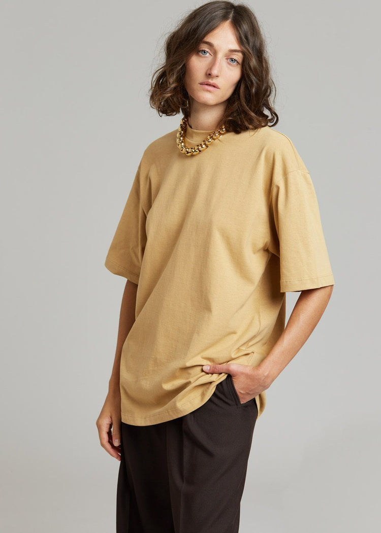 Evora Tee - Sahara top The Frankie Shop