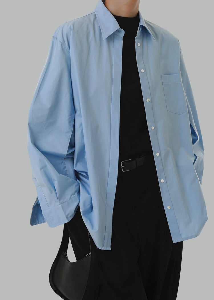 Chemise oversize Mayim - Ciel
