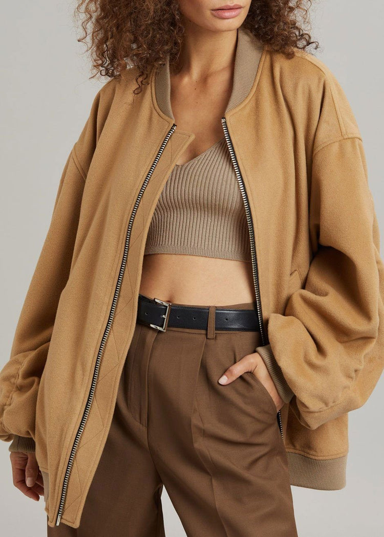 Blouson aviateur Hedy - Caramel