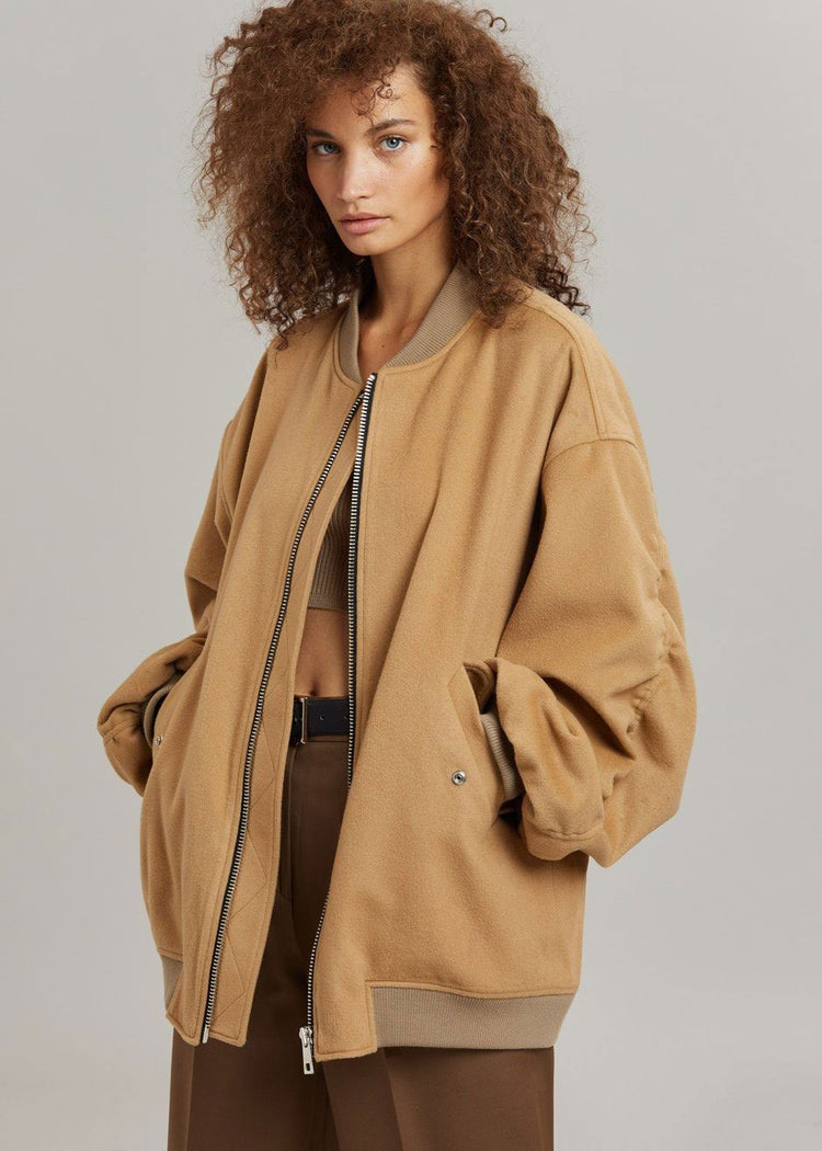 Blouson aviateur Hedy - Caramel