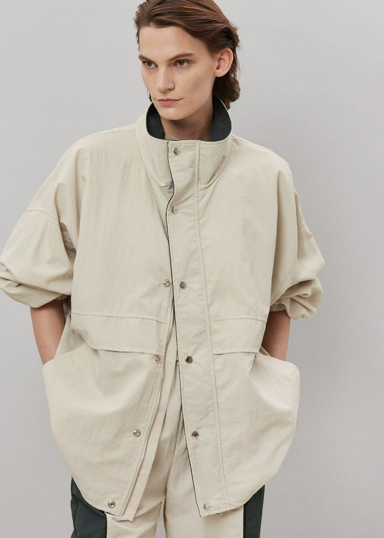 Hydra Anorak Jacket - Green Combo Jacket Cafe Noir
