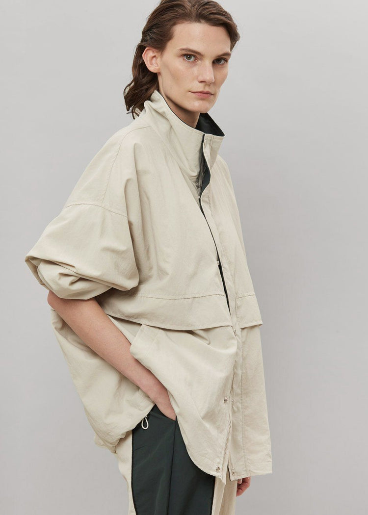 Hydra Anorak Jacket - Green Combo Jacket Cafe Noir