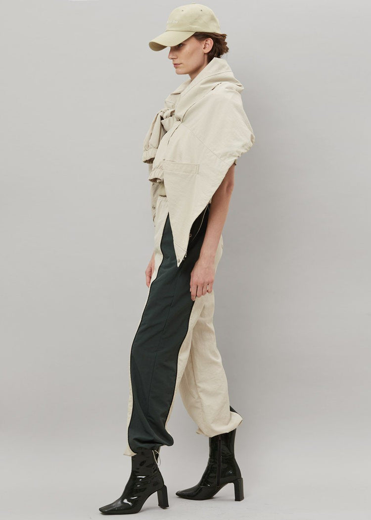 Hydra Track Pants - Green Combo Pants Cafe Noir