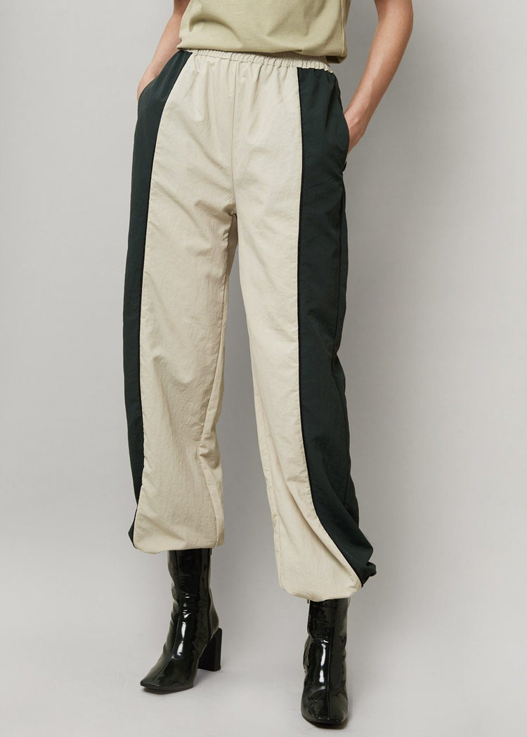 Hydra Track Pants - Green Combo Pants Cafe Noir