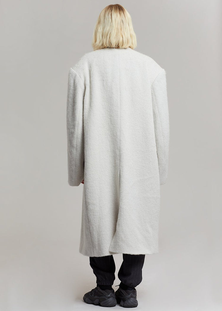 John Oversized Coat - Birch Coat The Frankie Shop