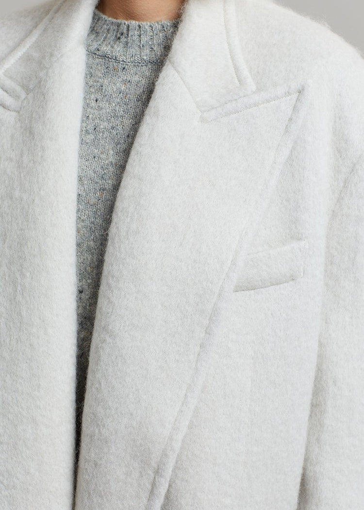 John Oversized Coat - Birch Coat The Frankie Shop