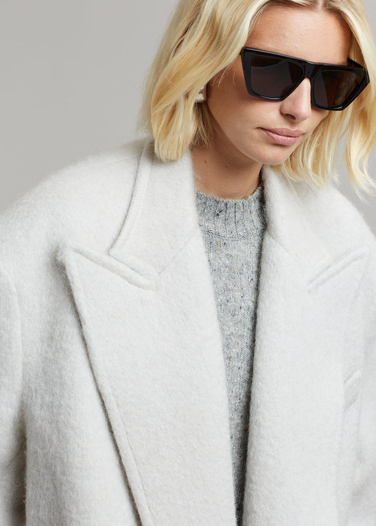 John Oversized Coat - Birch Coat The Frankie Shop