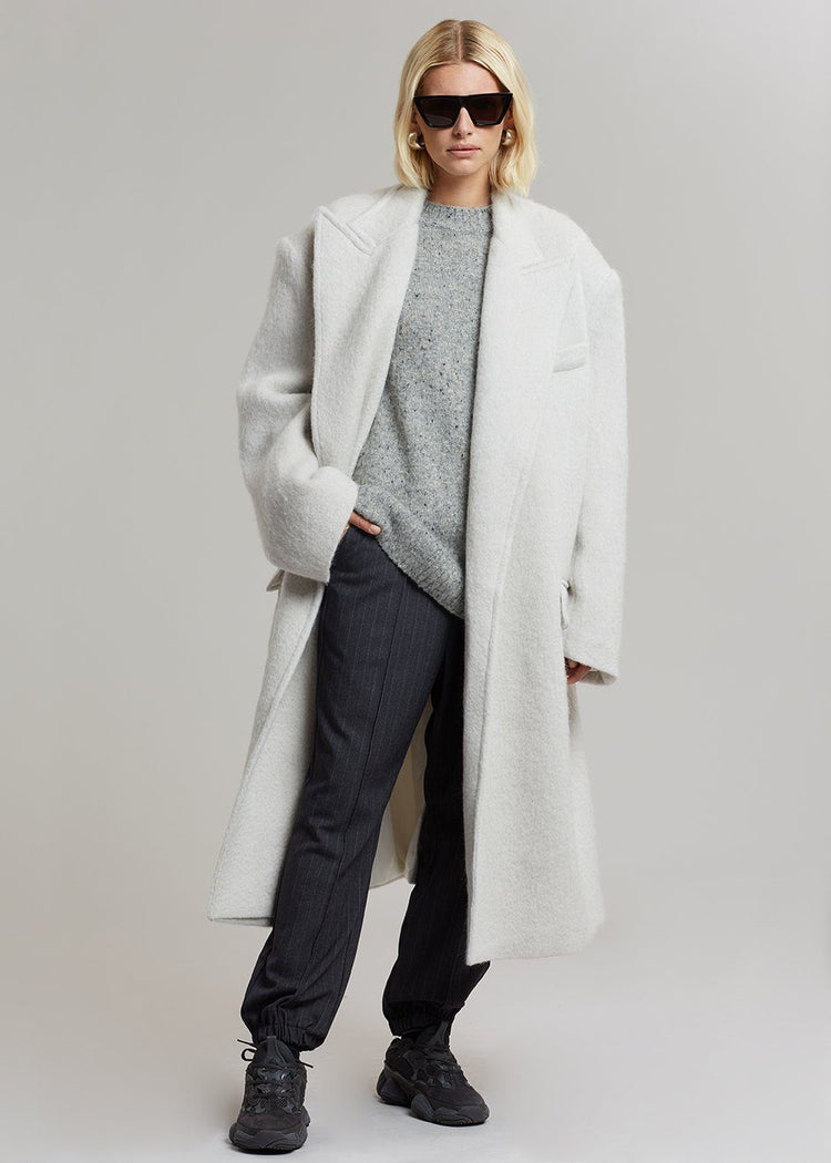 John Oversized Coat - Birch Coat The Frankie Shop