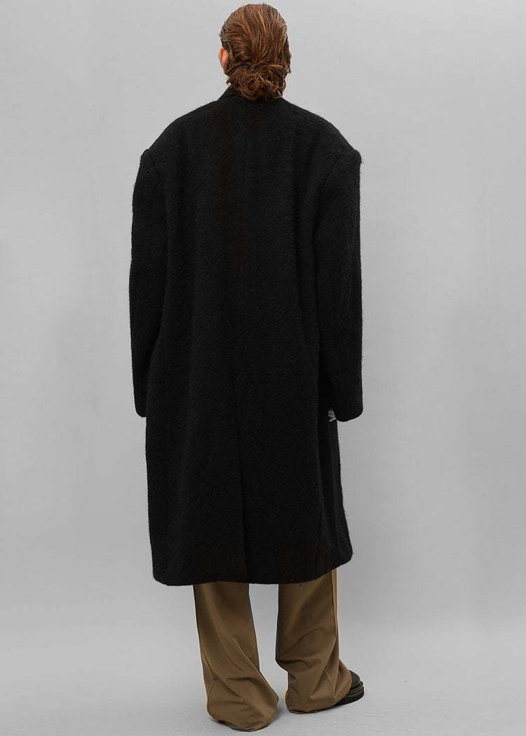 John Oversized Coat - Black Coat The Frankie Shop