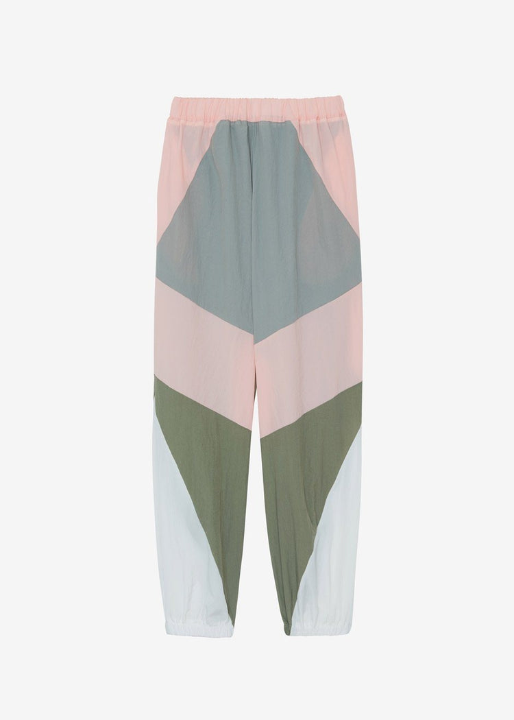 Kahlo Joggers - Pink Combo Pants Black Fuchsia