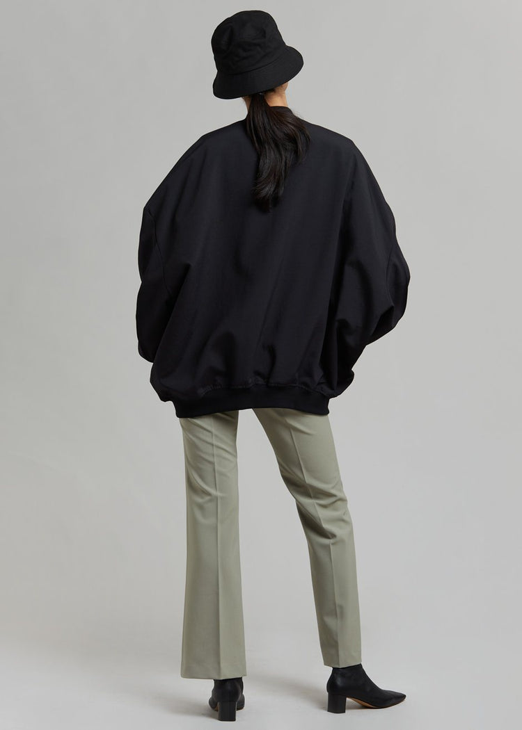 Lumi Bomber Jacket - Black Jacket The Frankie Shop