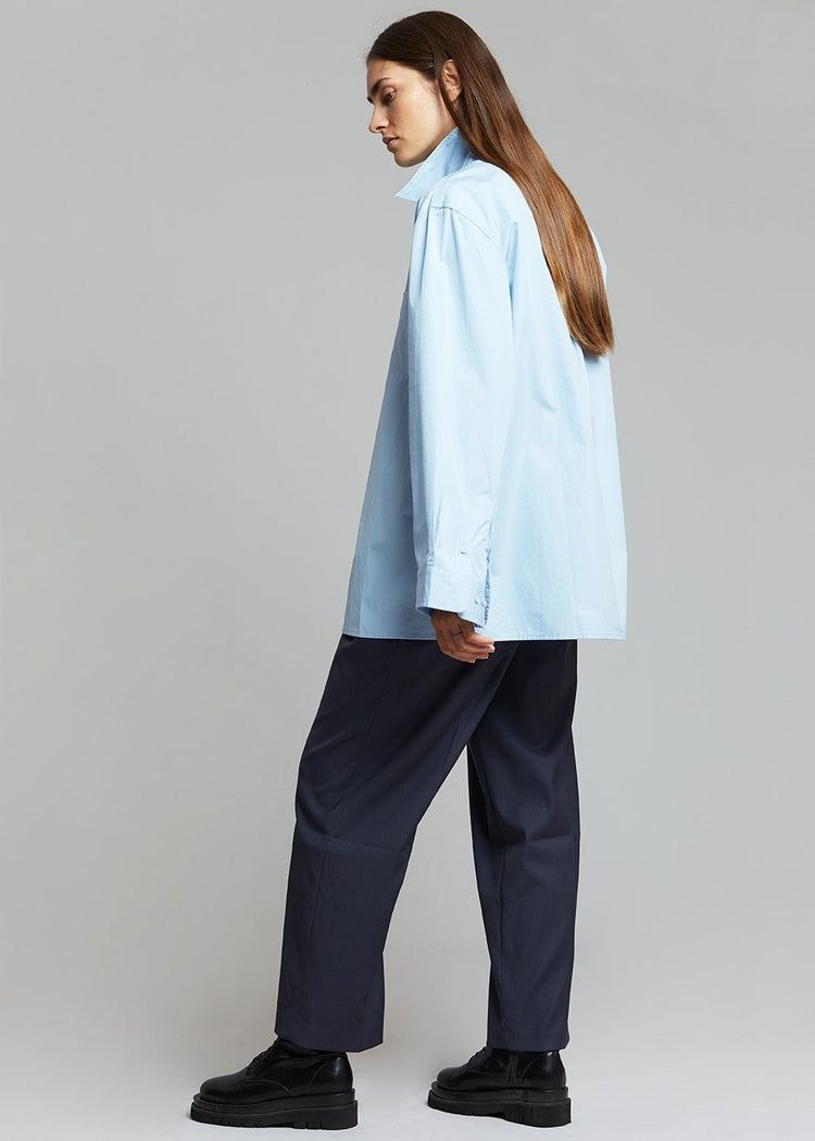 Mayim Oversized Shirt - Sky Shirt Paper Moon