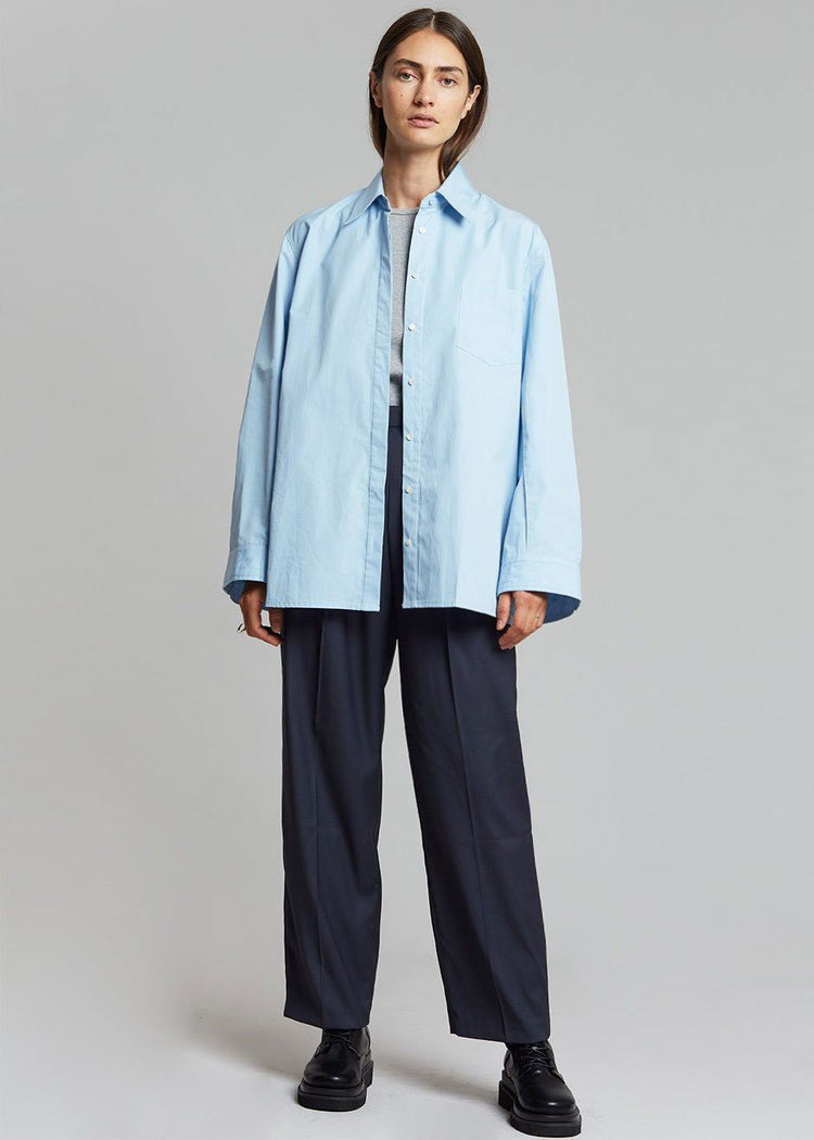 Chemise oversize Mayim - Ciel