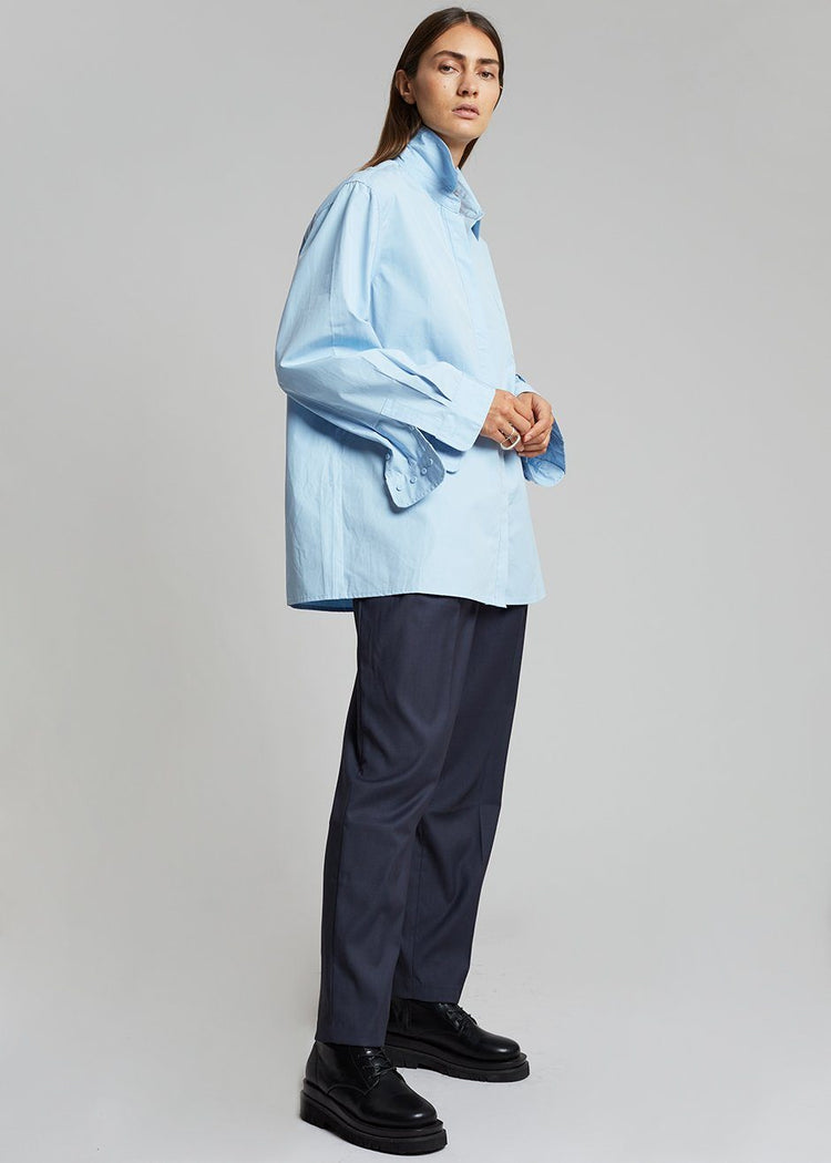 Mayim Oversized Shirt - Sky Shirt Paper Moon