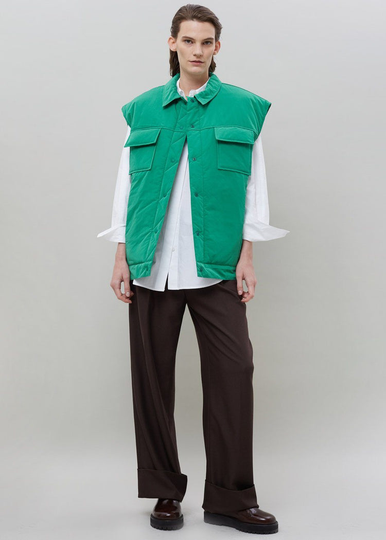 Nauja Vest - Emerald Vest The Frankie Shop