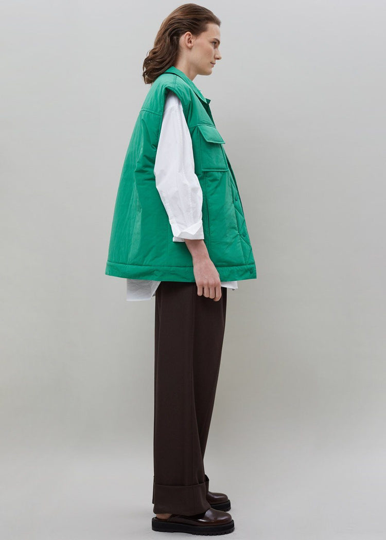 Nauja Vest - Emerald Vest The Frankie Shop