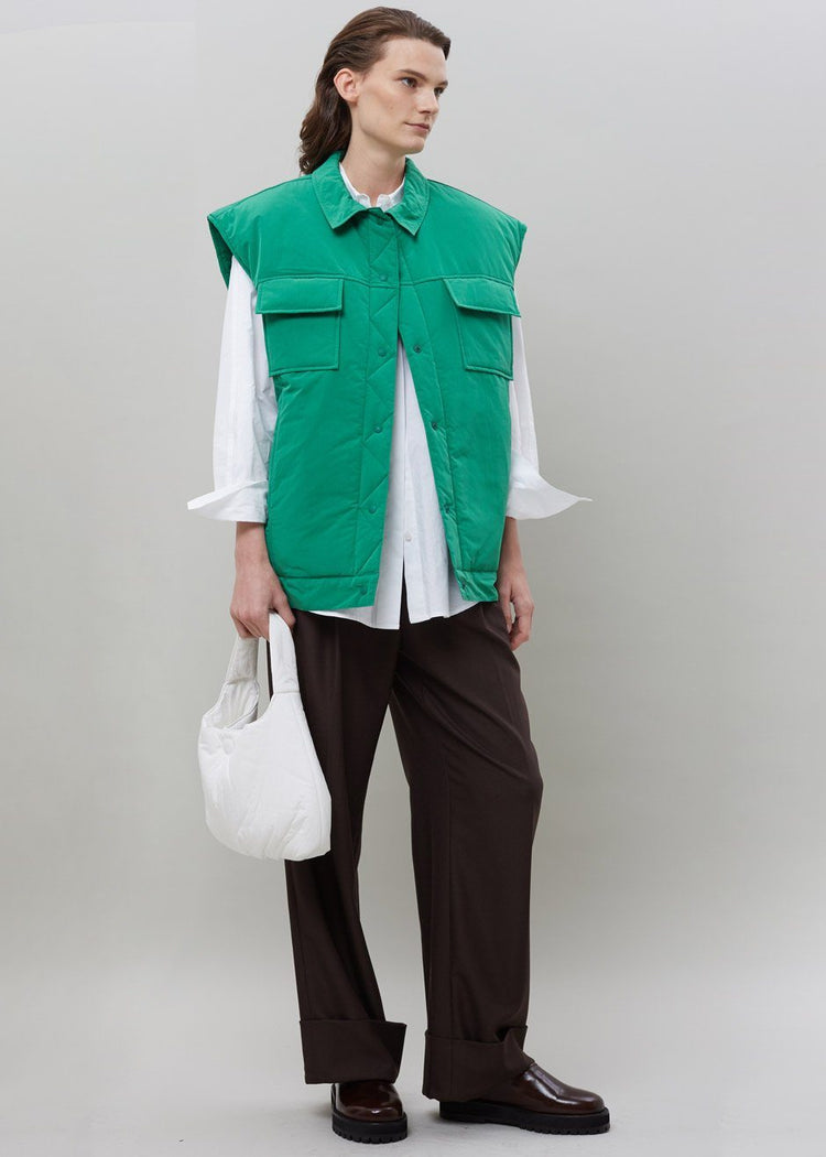 Nauja Vest - Emerald Vest The Frankie Shop
