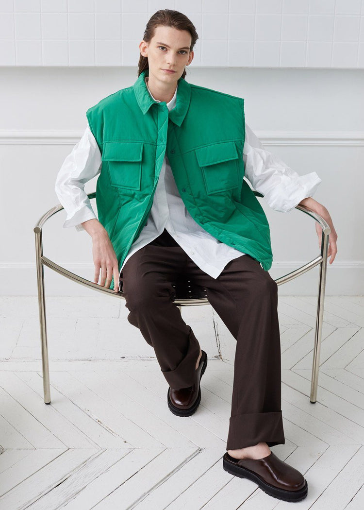 Nauja Vest - Emerald Vest The Frankie Shop