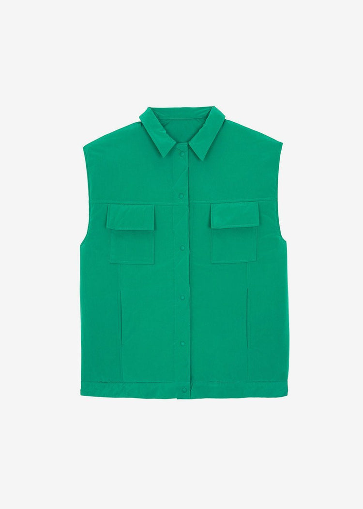 Nauja Vest - Emerald Vest The Frankie Shop
